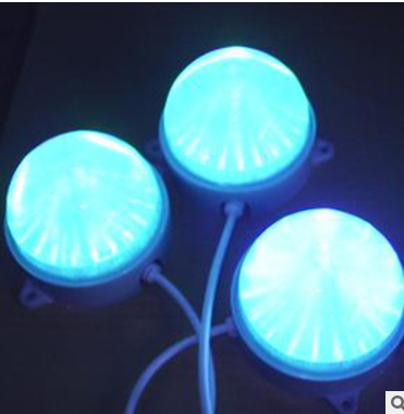 厂家直销内外控LED点光源 户外工程防水景观灯 圆形星型七彩LED亮化跑马灯图片
