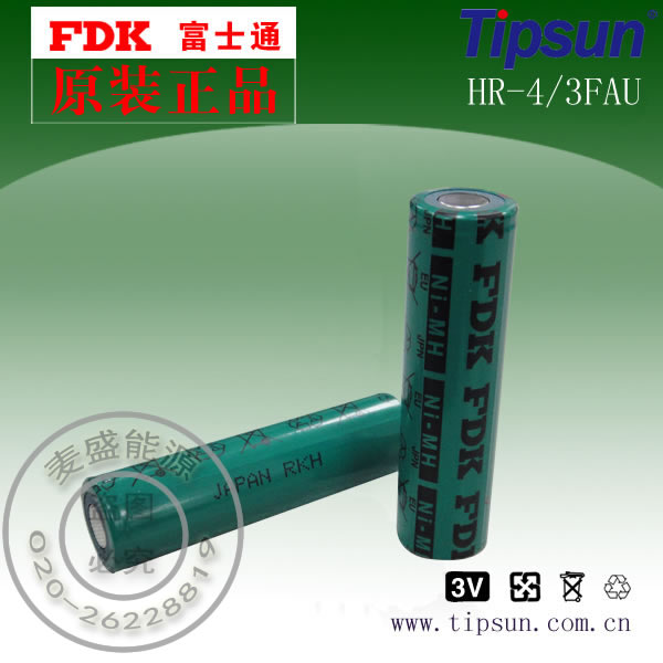 日本原装FDK HR-4/3FAU镍氢电池4500mAh 医疗产品专用电池