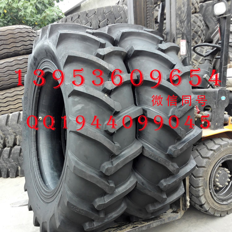 大型拖拉机轮胎20.8-38拖拉机后轮 正品成套质量保证图片