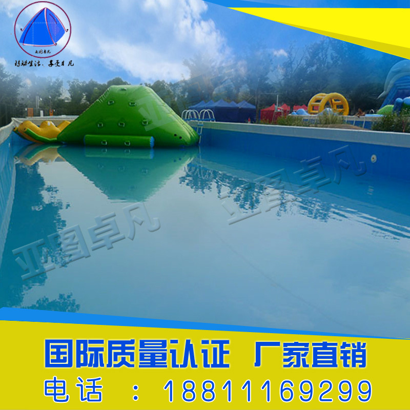 儿童大型充水上乐园大型充气水上娱乐设施海洋球水世界家庭支架充气泳池