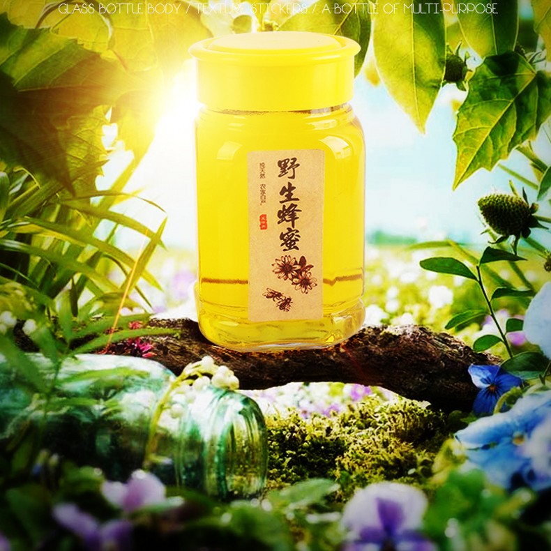 厂家直销专业生产蜂蜜玻璃瓶订制