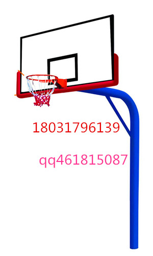 供应衡阳中小学固定式165圆管篮球架厂家 供应衡阳中小学固定式圆管篮球架