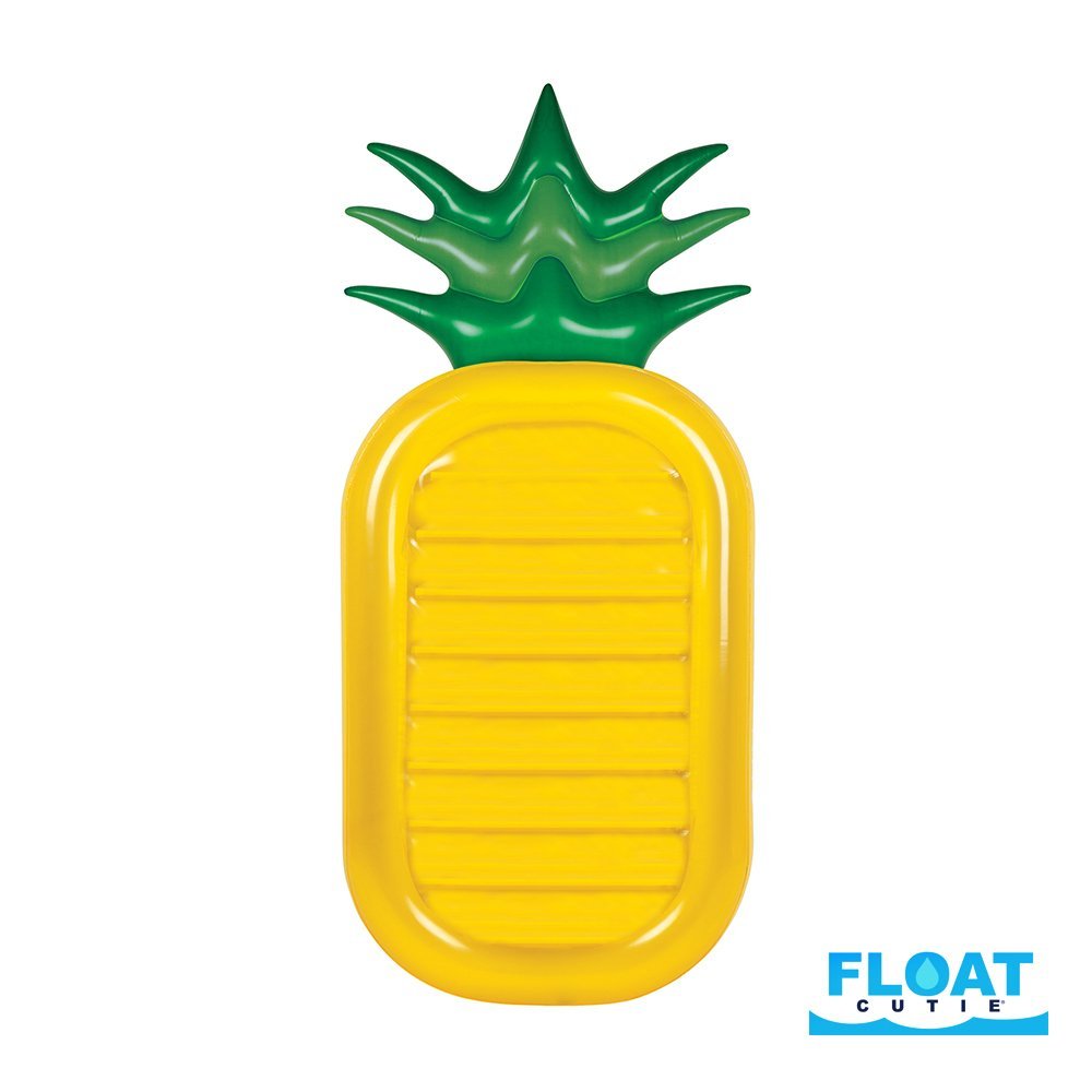厂家批发袋 PVC充气菠萝浮排水上成人菠萝浮床新款菠萝水上浮床