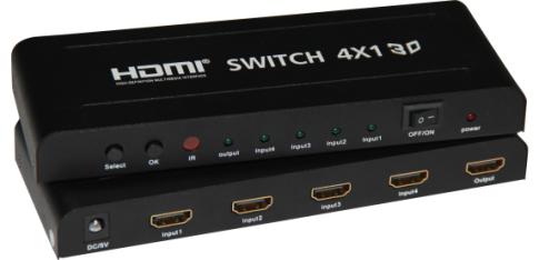 深圳市HDMI工厂直销4Kx2K HDMI 四分一高清视频切换器