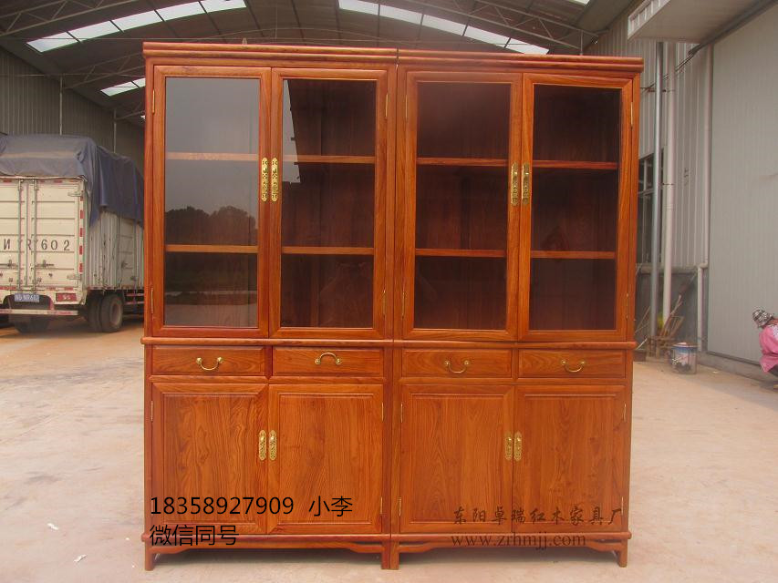 东阳卓瑞红木--红木家具--明轩书柜