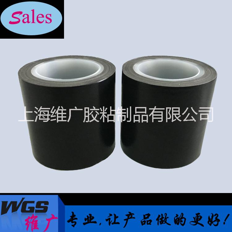 销售WL系列硅胶特氟龙胶布黑色PTFE高温绝缘玻纤布胶带图片