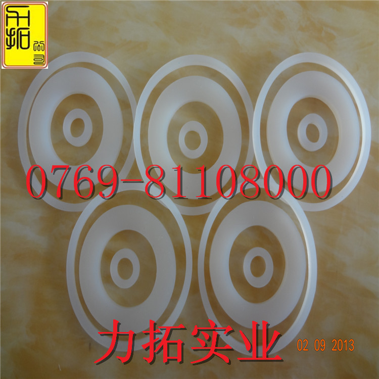 厂家供应透明硅胶垫圈 食品级防水硅胶垫片 防震密封橡胶垫图片