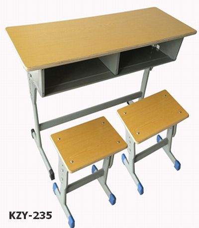 钢木课桌椅 幼儿桌椅 升降课桌椅