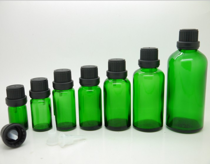 绿色瓶子包装绿色透明精油瓶 绿色透明瓶 绿色蒙砂精油瓶 绿色滴管瓶 绿色精油瓶 绿色瓶 绿色瓶子 绿色瓶子包装