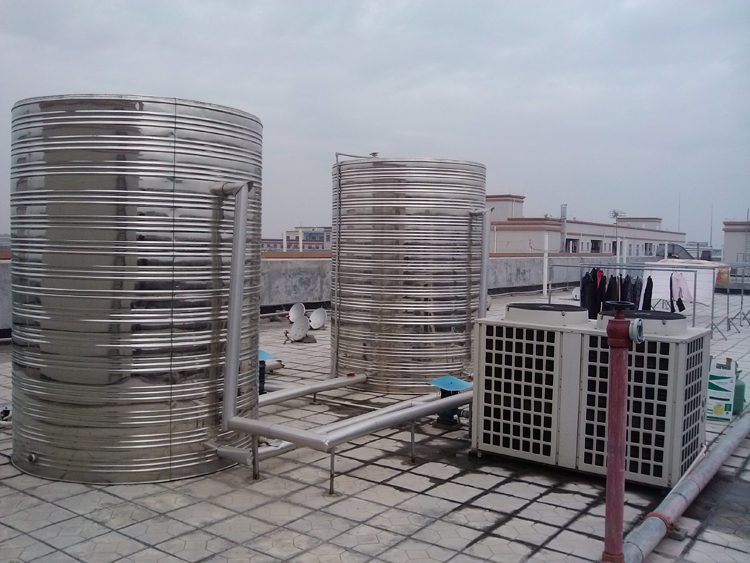 高明杨和空气能热水器安装，太阳能热泵安装，工厂热水安装 工厂热水器