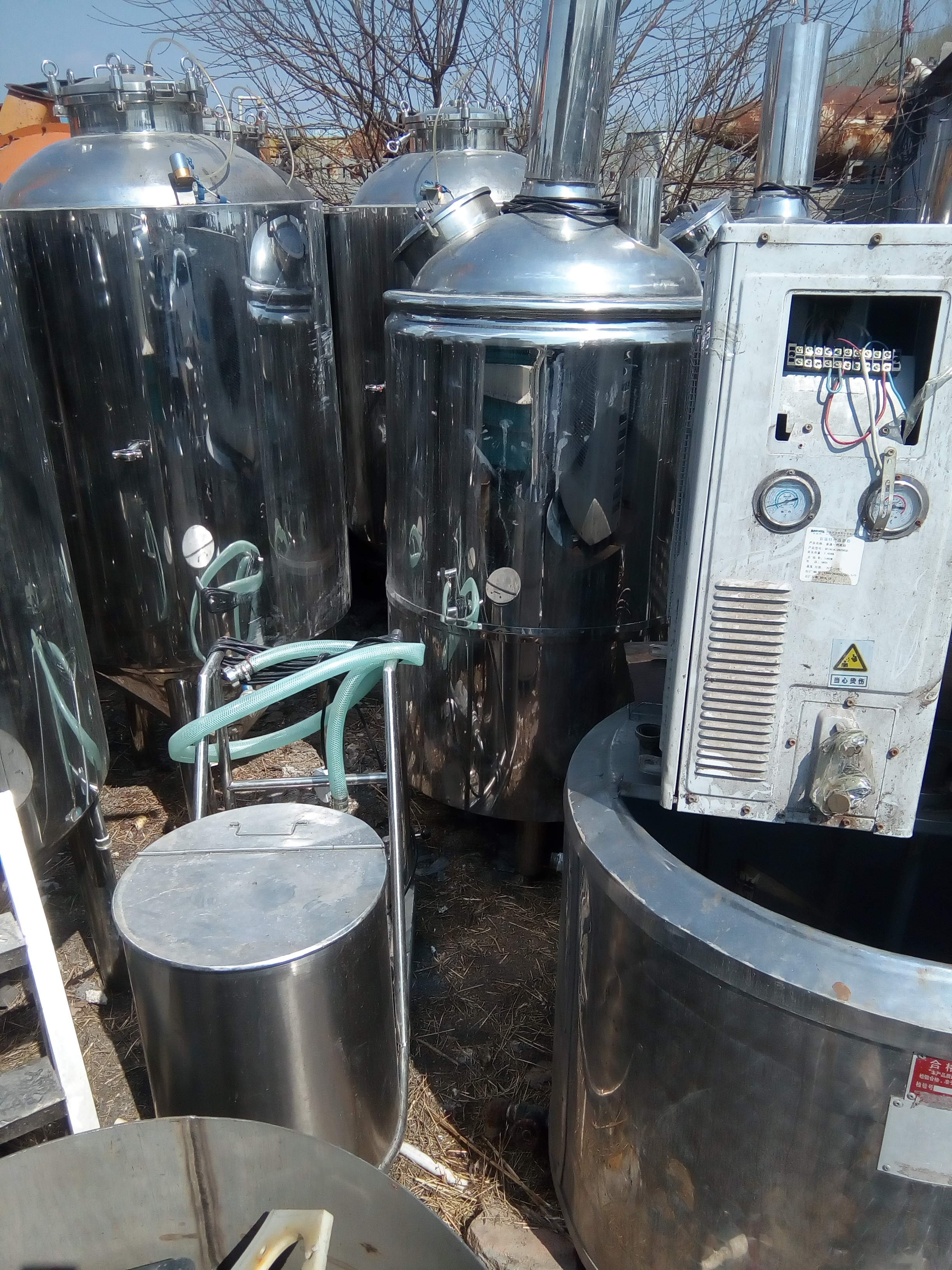 济宁市自酿啤酒设备厂家出售二手500升 自酿啤酒设备