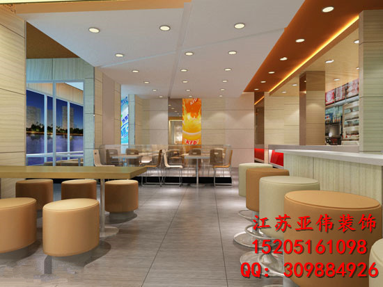 南京中式快餐店装修设计大概多少钱一平方