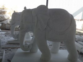 济宁市石雕大象厂家石雕大象 湖南石雕大象供应直销 湖南石雕大象加工厂 汉白玉大象
