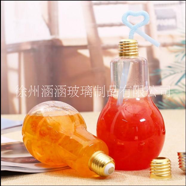 江苏徐州灯泡饮料玻璃瓶 灯泡饮料瓶 徐州灯泡饮料玻璃瓶厂家
