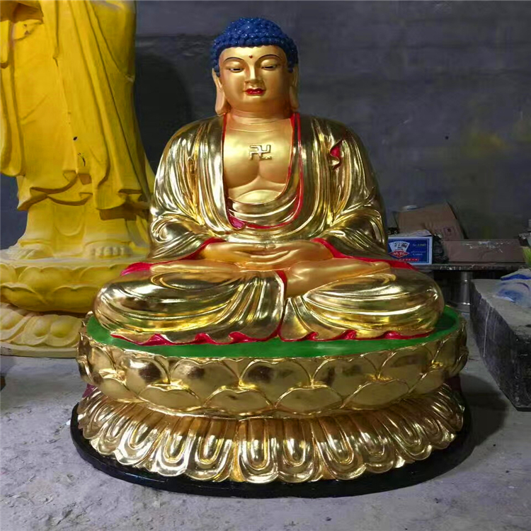 地藏王菩萨厂家直销地藏王菩萨/玻璃钢彩绘佛像雕塑