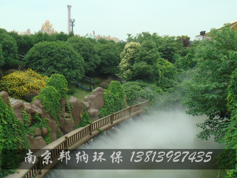 园林景观喷雾 南京邦纳雾森喷雾设备系统贵不 园林景观喷雾系统