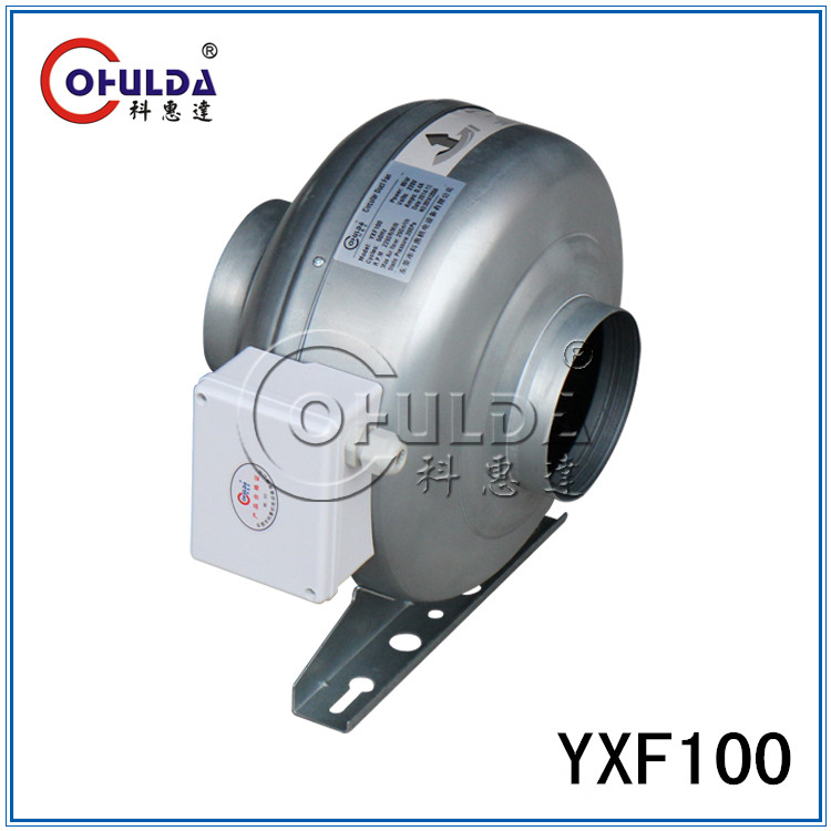 YXF100圆形管道风机—YXF315管道加压通风机，设备油烟排风机图片
