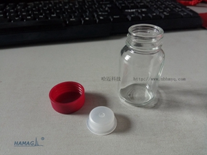标准广口瓶37.5ML储存瓶玻璃透明样品瓶纳钙玻璃瓶图片