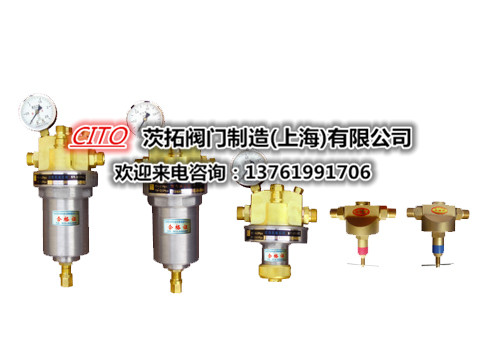上海燃气减压阀U13-W6/F，外螺纹黄铜燃气减压阀细节图