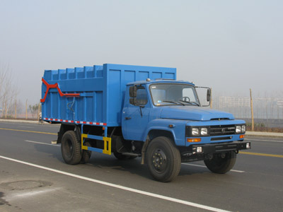 广州东风140尖头对接式垃圾车压缩垃圾车