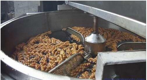 艾斯科豆泡油炸机 豆泡油水分离油炸机 豆制品油炸锅油炸机厂家图片