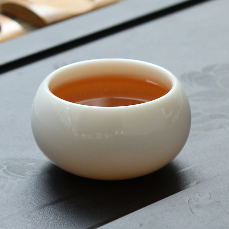 德化白瓷茶杯 玉瓷个人品茗杯批发