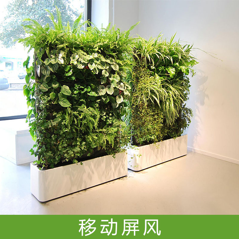 移动屏风立体种植花箱移动植物墙室内花卉绿植生态装饰屏风隔断墙