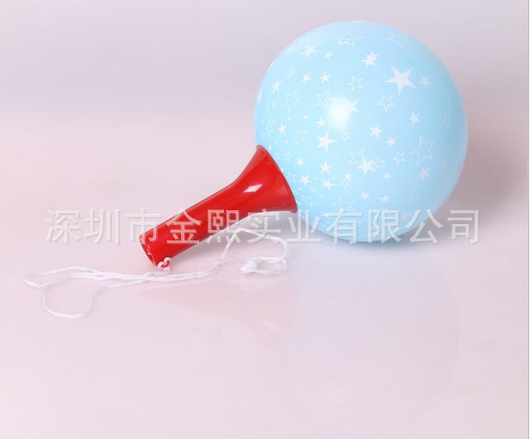 气球玩具儿童玩具 环保塑胶摇摇球  可印图案 自动闭气 晃动发声