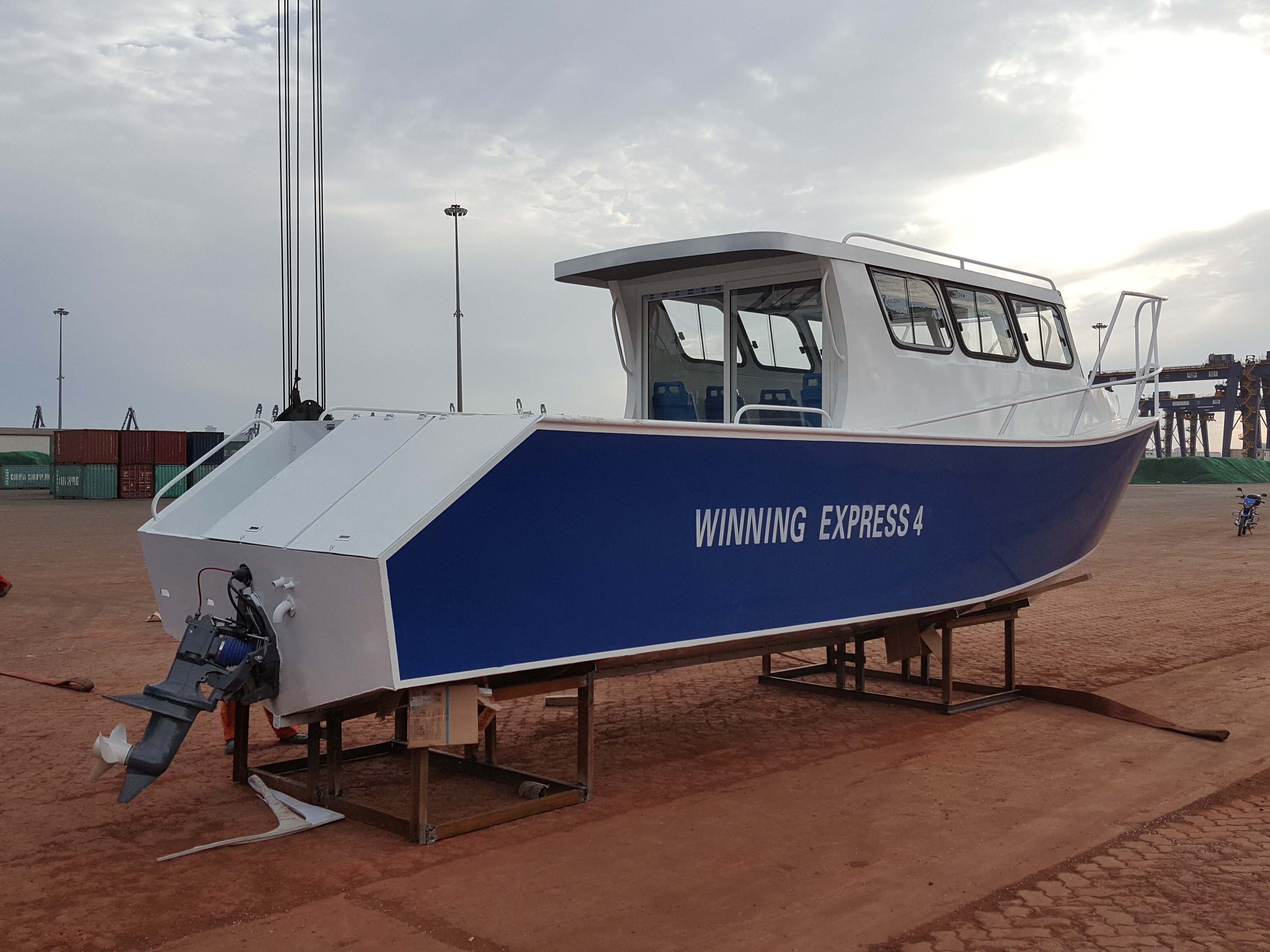 9.5米铝合金工作艇 渔政执法艇渔政执法船高速机动工作艇