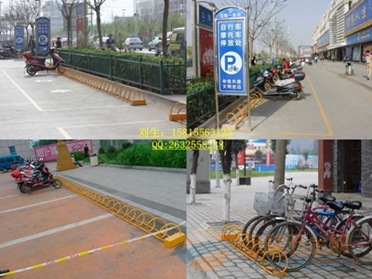 马路边放自行车电动车的架子叫什么 电动车停车架