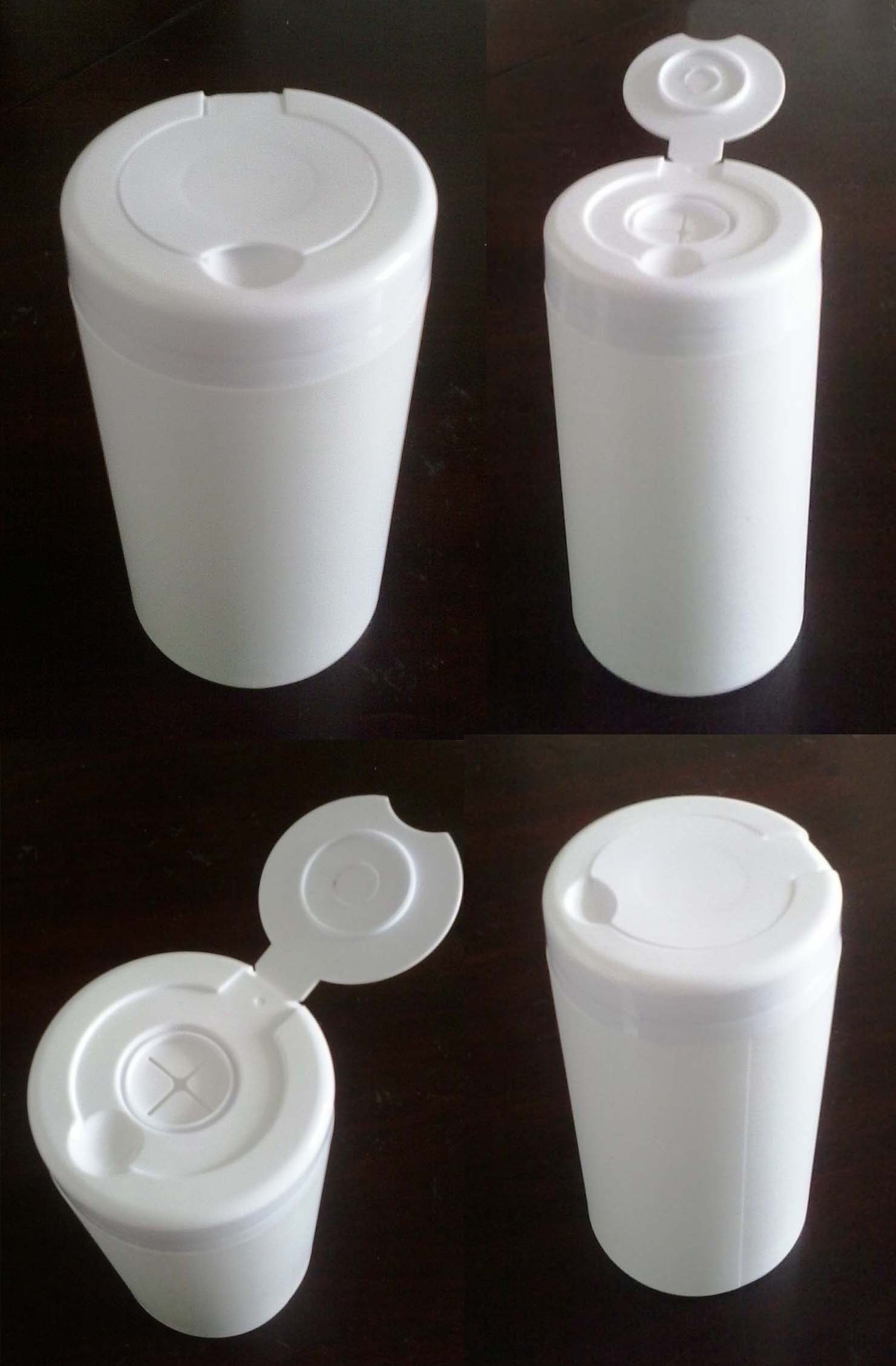 实力厂家供应各式密封度好 无毒无害的塑料瓶 包装湿巾桶 无菌湿巾桶