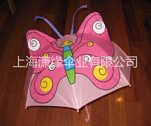 上海卡通儿童伞厂 带耳朵雨伞 可爱儿童雨伞厂家定制图片