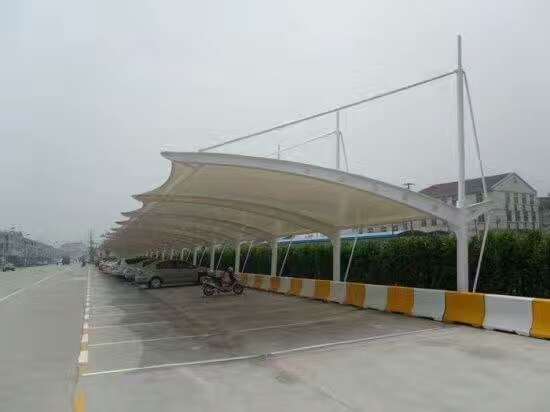 上海市停车场车棚工程定制膜结构车棚供应商 汽车棚