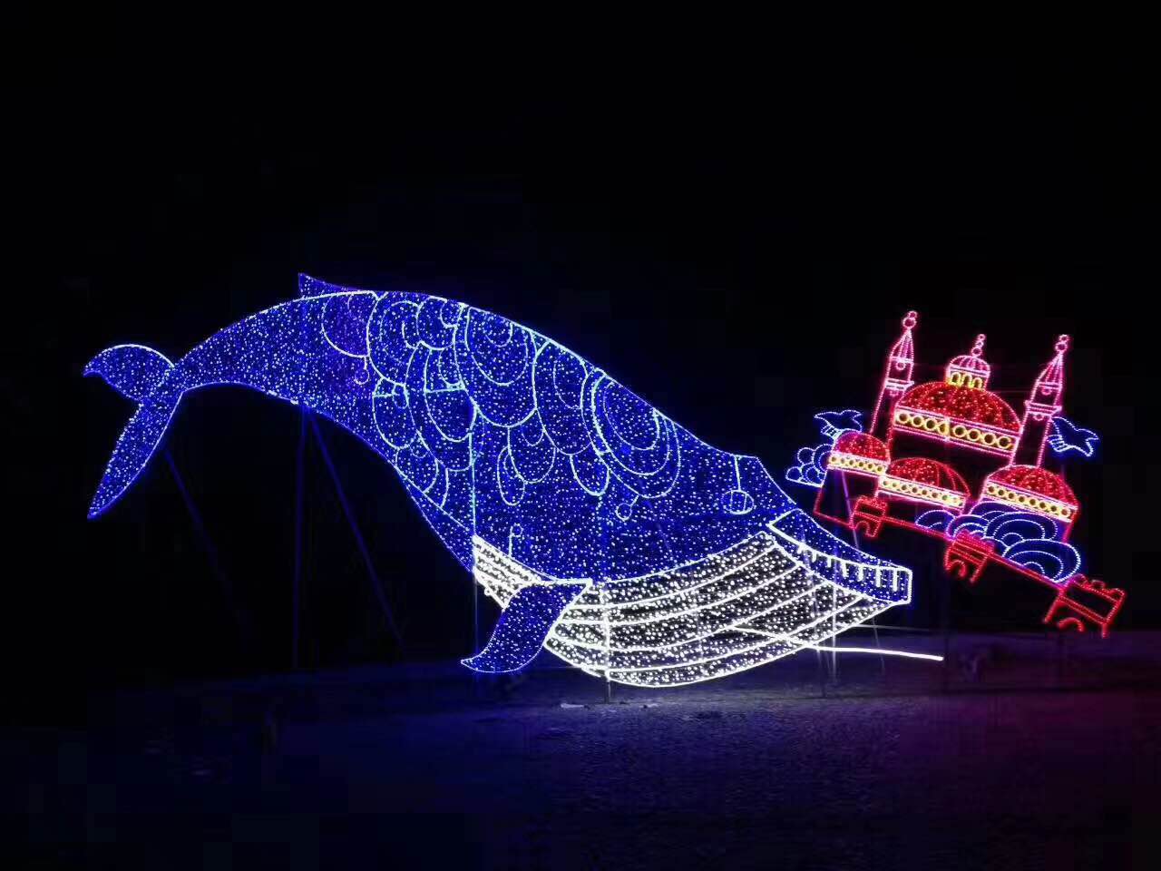 上海创意灯光秀 灯光展厂家 灯饰画 品质灯光节打造工厂