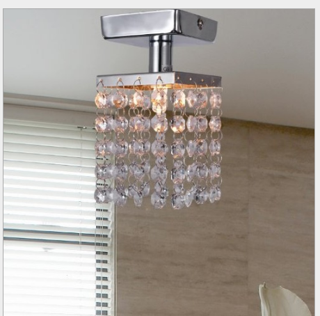 长方形水晶吊灯LED餐厅灯现代批发