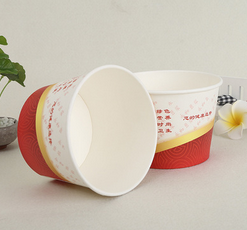 大量供应环保一次性餐饮圆形纸碗定大量供应环保一次性餐饮圆形纸碗定制绿色卫生豆浆打包碗