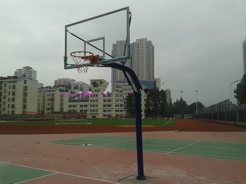 天津校园篮球架专卖/ 益动未来地埋式篮球架图片