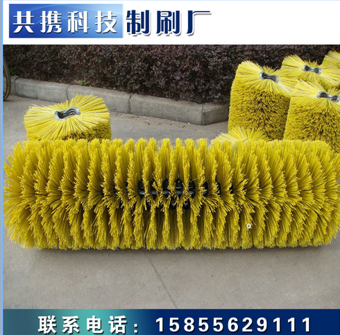 安庆市扫雪车毛刷厂家扫雪车毛刷扫雪车组合毛刷 欢迎定制经久耐用高品质扫雪刷
