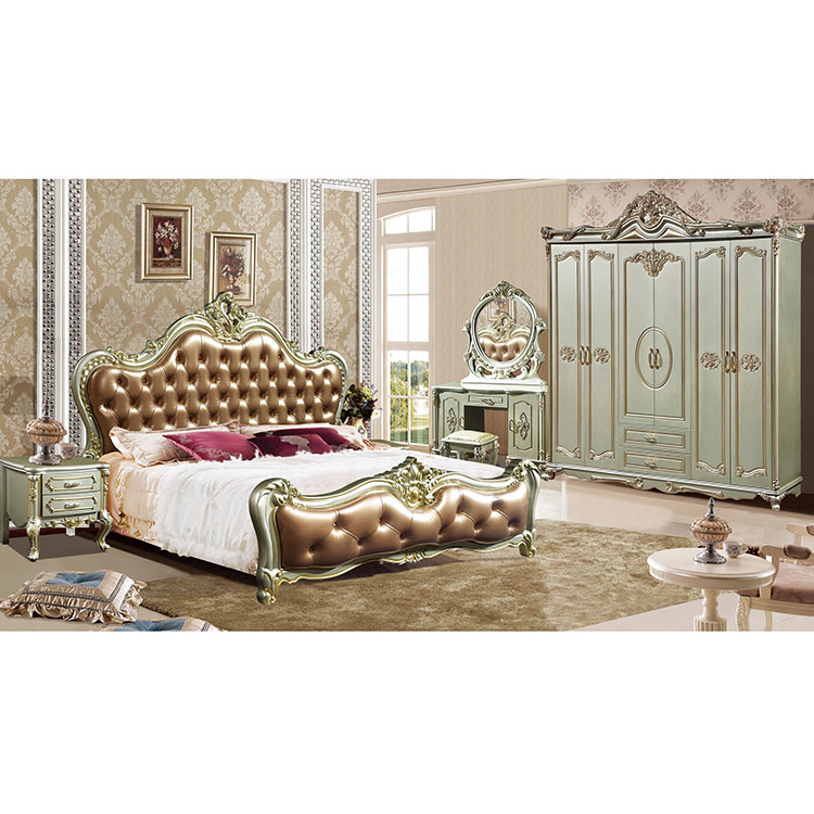 南康家具网 欧式成套双人床卧室组合双人床1.8米双人床 套房