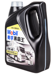 美孚（Mobil）黑霸王超级 柴机油 15W-40 CI-4级 4L 美孚黑霸王超级柴机油图片