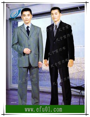 上海市行政套装 男士行政服装 男士西装厂家