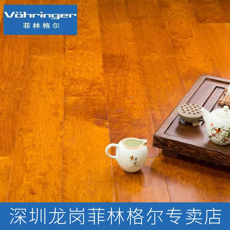 深圳龙岗菲林格尔专卖店直销 实木多层复合木地板 品质保障图片