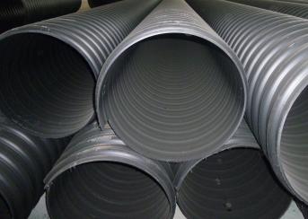 HDPE钢带增强排水管报价图片