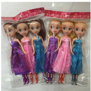 OPP袋装娃娃 索菲娅三姐妹芭芘巴比娃娃公主儿童玩具动漫公仔批发 9寸索菲亚三姐妹opp袋装图片