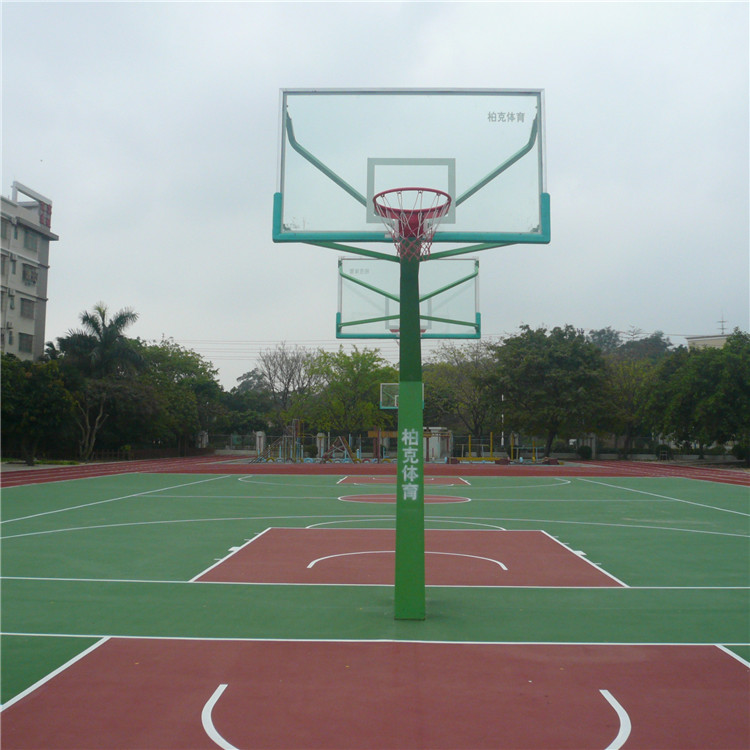 供应儿童埋地篮球架适合高度 小孩子篮球架高度为2.7米大人也可使用图片
