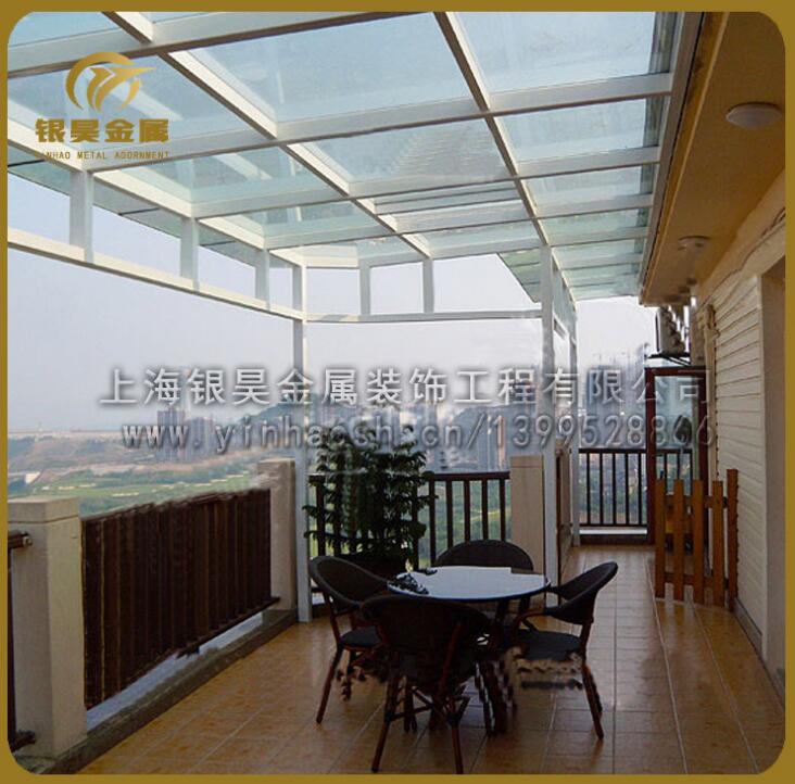供应玻璃雨棚阳光房不锈钢雨棚大型玻璃雨棚玻璃阳光房
