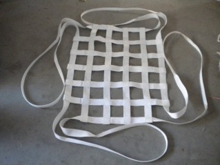 白色起重吊网扁平吊网丙纶吊装图片