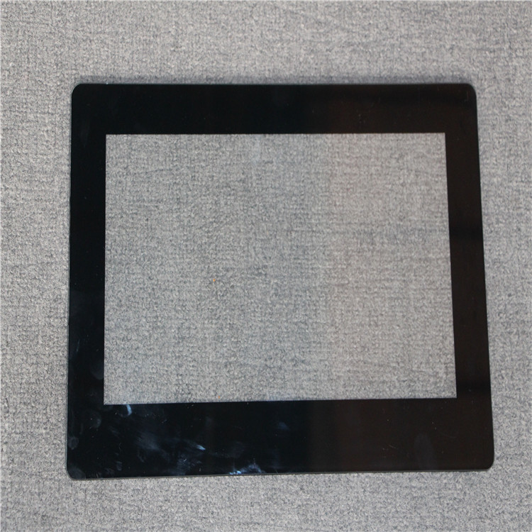 2mm高温丝印显示屏钢化玻璃图片
