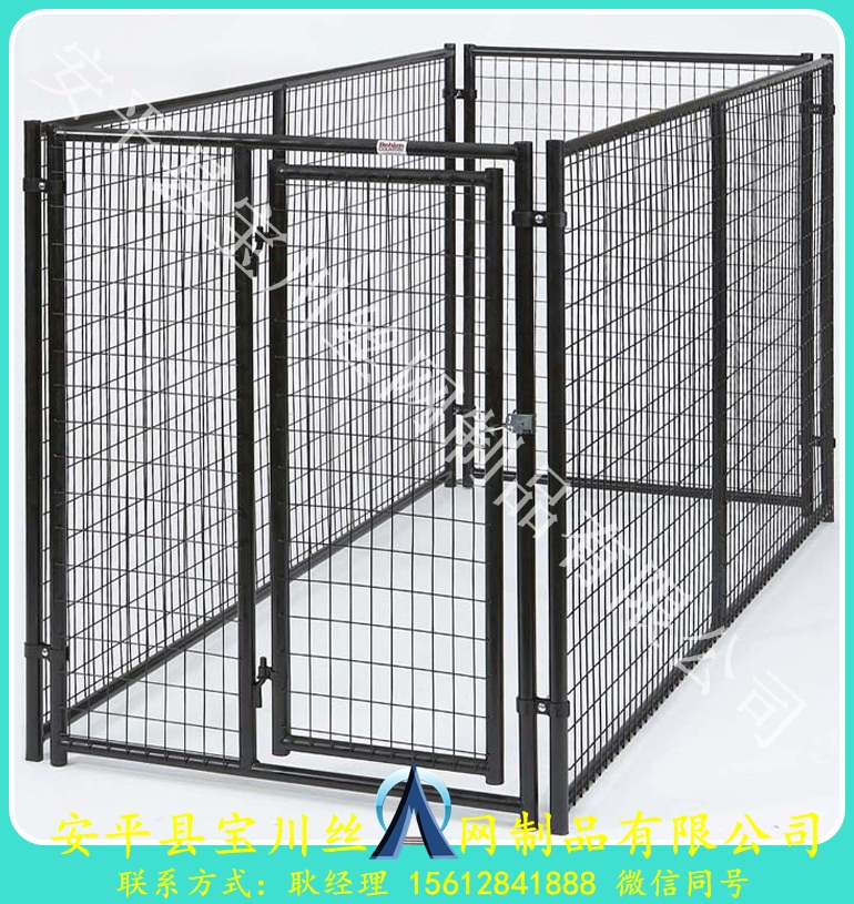 长期供应镀锌喷塑宠物笼-狗笼子-安装便捷的大型犬笼子
