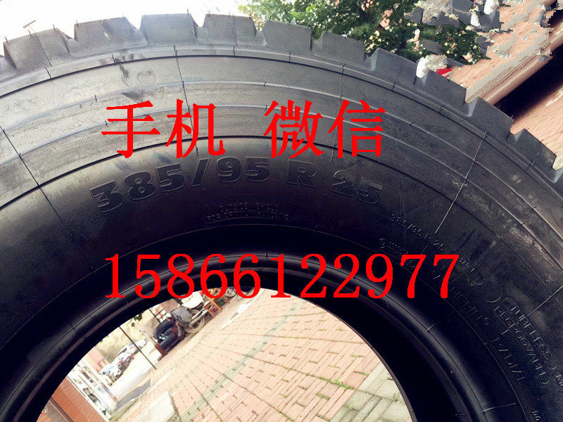 米其林吊车轮胎445/95R25 385/95R25起重机轮胎全钢真空轮胎图片